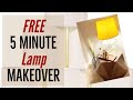 FREE + FAST Lamp Makeover // How to Dye a Lampshade // DIY Lampshade Cover // Thrift Flip Lamps