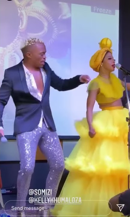 Somizi and Kelly Khumalo