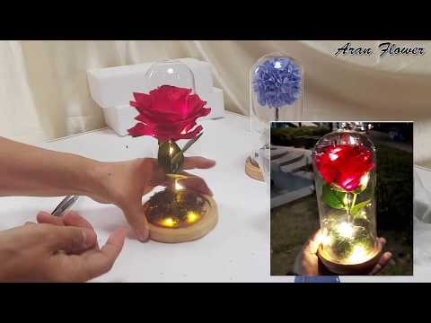 아란플라워 장미무드등 만들기 핸드메이드 메이킹 영상