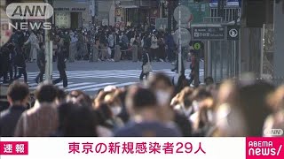 東京都の新規感染者29人　前週同曜日比6人増(2021年11月6日)