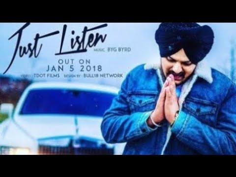 Just Listen | Official Music Video | Sidhu Moose Wala ft. Sunny Malton | BYG BYRD | Humble Music..