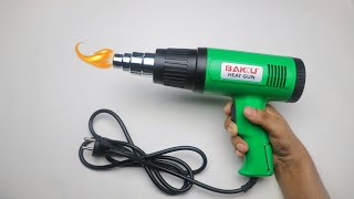 Top BAKU Heat Air Gun Unboxing & Test Video || Best Gadgets || All in 1