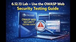 6.12.13 Lab   Use the OWASP Web Security Testing Guide