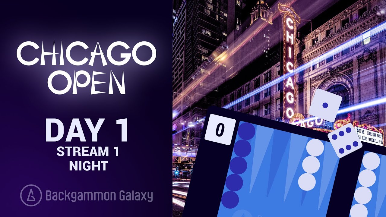 Day 1, Stream 1 40th Chicago Open Backgammon Tournament YouTube