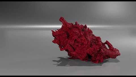 Volume to Mesh: Red Smoke (Blender Test 11)