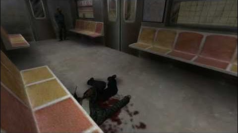 Dead Max Payne INSIDE the train
