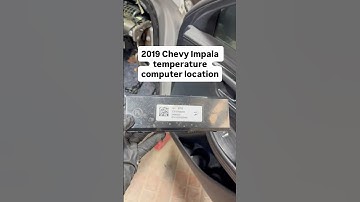 2019 Chevy Impala AC temperature computer climate control module part number 544969533 location