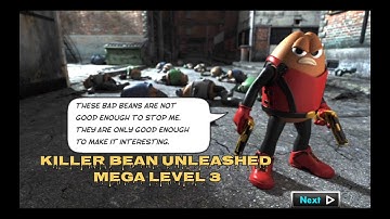 KILLER BEAN UNLEASHED MEGA LEVEL3#gameplay