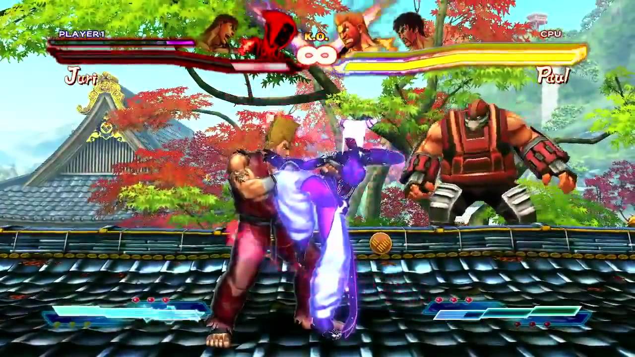 Street Fighter X Tekken Juri Combos