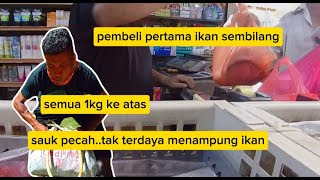 SEKUMPULAN IKAN GANAS!!?SAMPAI TAK KENA MATA KAIL #CATCH#sell #padu #berat