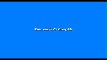 Interview Questions :IEnumerable Vs IQueryable In LINQ in Arabic بالعربي