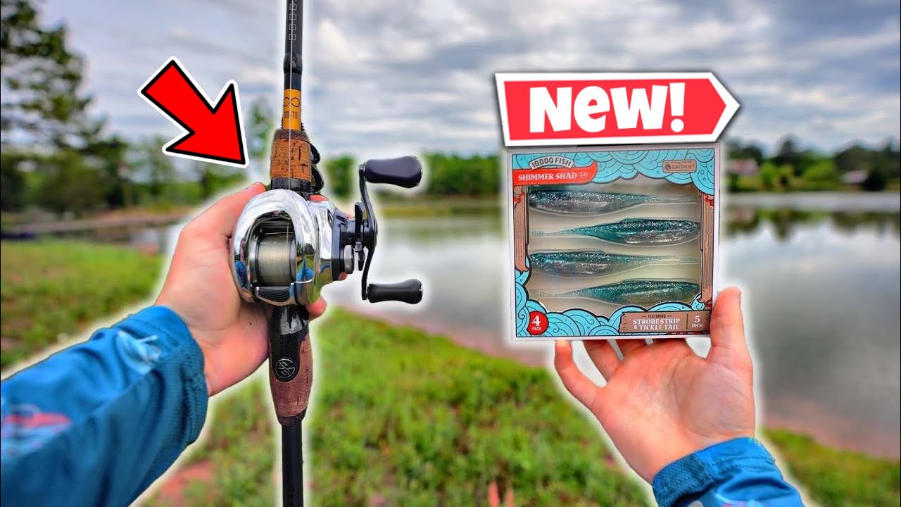 Fishing With The BRAND New 10,000 Fish Shimmer Shad 2.0 (How To