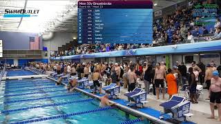 Men's 50 Breaststroke Odd Heats 2026 USMS Spring Nationals Greensboro, NC