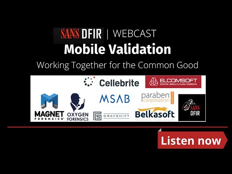 Mobile Validation - Working together for the Common Good