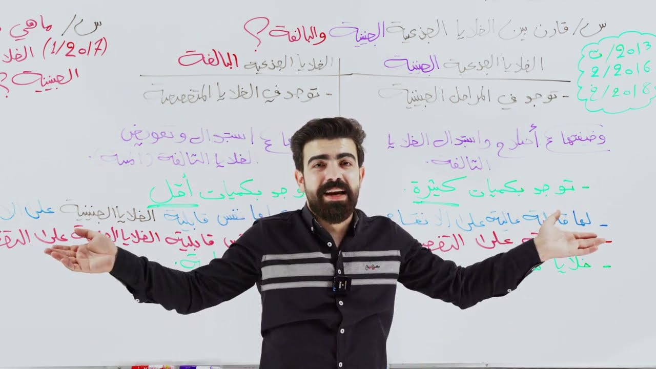 الفصل الرابع || التكوين الجنيني || المحاضرة الثامنة ( الخلايا الجذعية و انواعها و وزارياتها ) #احياء