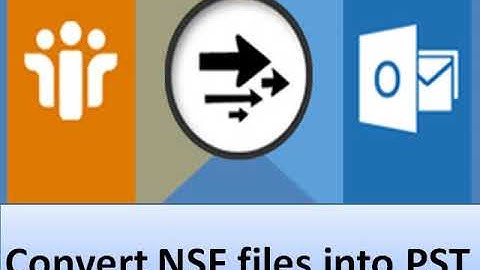 Convert NSF files into PST