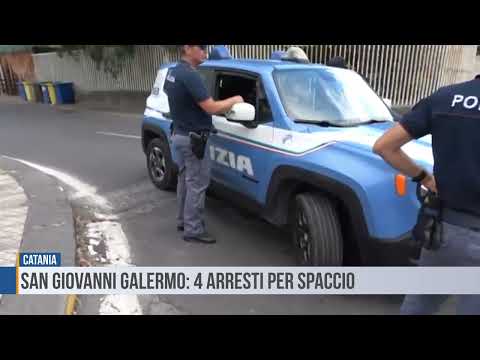 Video Catania: San Giovanni Galermo: 4 arresti per spaccio