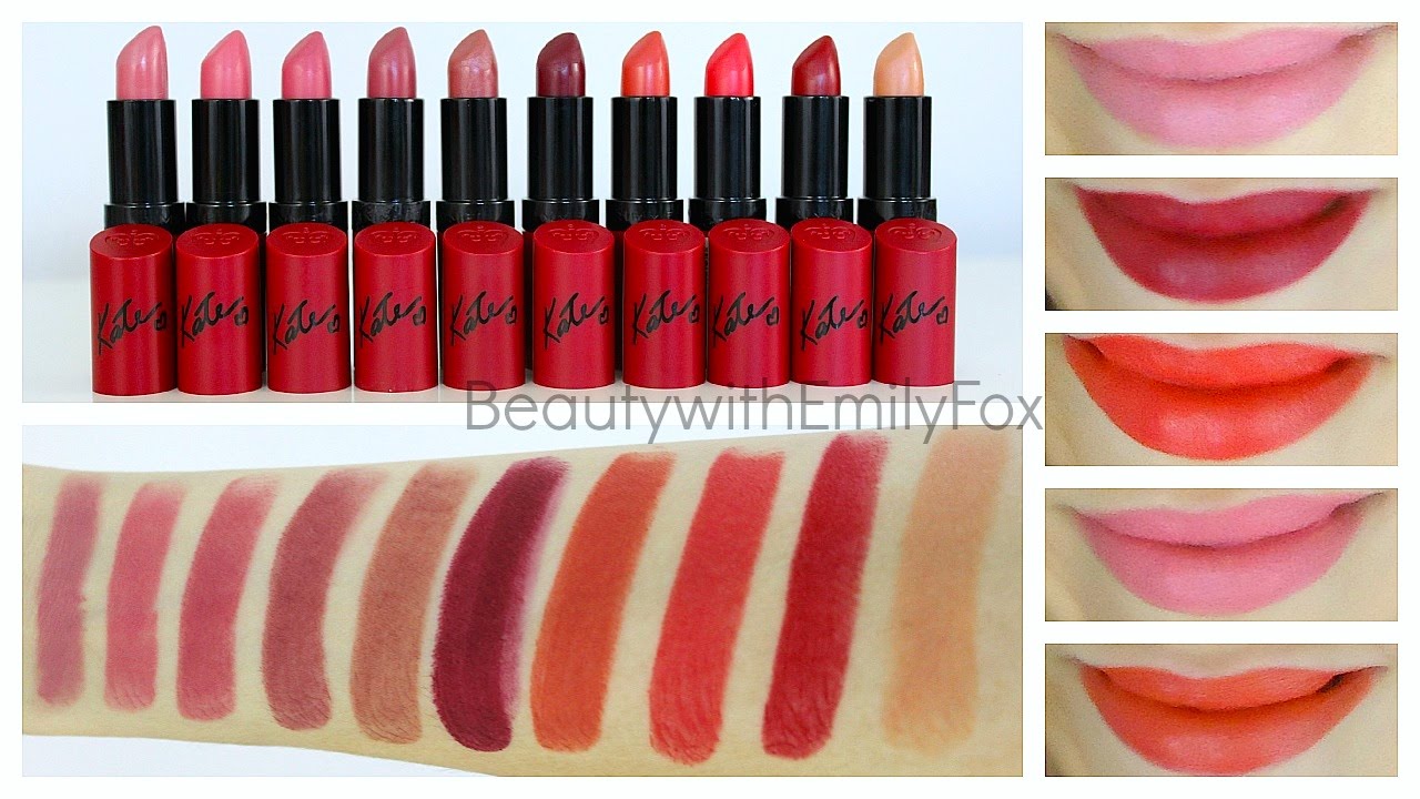 Rimmel Lipstick Colour Chart