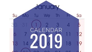 United States Calendar 2019