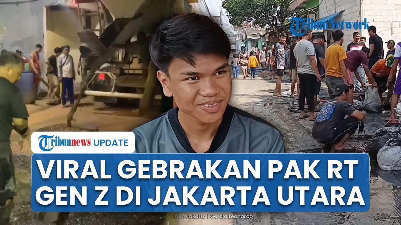 Viral Gebrakan Pak RT Gen Z yang Baru 2 Bulan Menjabat: Cor Jalan Pakai Dana Pengurus