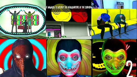 Smiling X Zero Vs Smiling X Corp Vs Smiling X Corp 2 Escape Ending Scene |