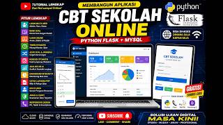 Membangun Aplikasi CBT Sekolah Online | Python Flask + MySQL | Full Tutorial