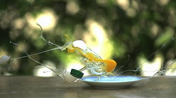 Exploding Egg in Super Slow