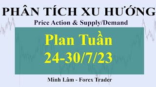 PHÂN TÍCH XU HƯỚNG FOREX 24-30/7/23