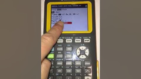 TI-84+ Residual Plot
