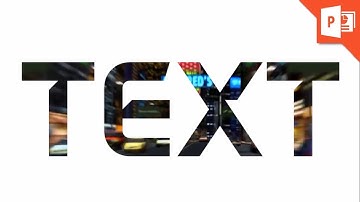 PowerPoint Tutorial: Overlay Video On Text in PowerPoint