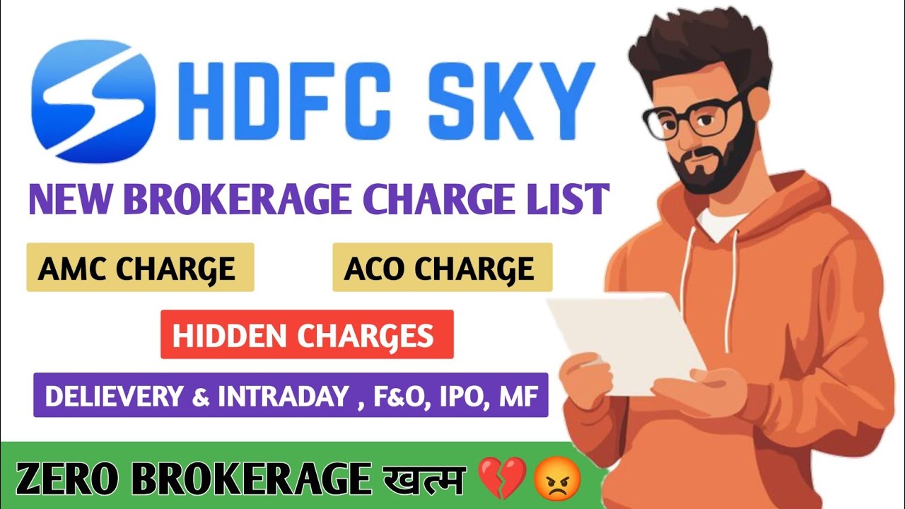 HDFC SKY App Review 2026| HDFC SKY Demat Account Zero Brokerage Charges List |