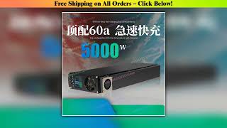 Upgraded 60A R4875G EV Charger 72V Heavy Duty CNC100A Lithium Battery Charger With Triple Violent