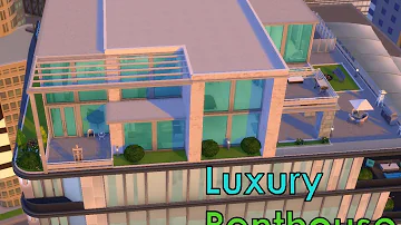 The Sims 4 - Luxury Penthouse | Speed Build