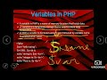 Variables in PHP | Full PHP Course part 4 | in Hindi