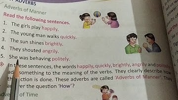 Class-3, Subject-English-1, Video-40, Chapter-15, The Adverb by Mrs Maninder Kaur