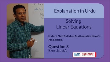 Question 3, Exercise 5A,  Oxford New Syllabus Mathematics Book 1, 7th Edition. D1