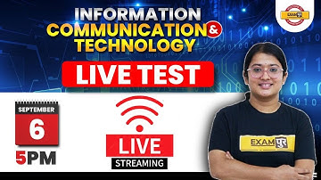 NTA UGC NET | Information & Communication Technology (ICT) | Live Test | Jyoti Joshi Mam