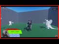 Checking out the new training mode in Untitled Godzilla Game Roblox