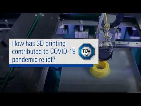 TÜV SÜD supports: 3D printing contributions to COVID-19