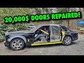 Rebuilding A Rolls Royce Phantom From Copart! (Part 3) Here How I SAVED 20,000$ DOORS!