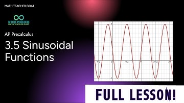 AP Precalculus 3.5 Sinusoidal Functions FULL LESSON and NOTES