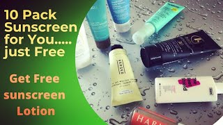 Sunscreen Lotion Free From Tech Health ||Get free Skinshine SunScreen Lotion #sunscreen free