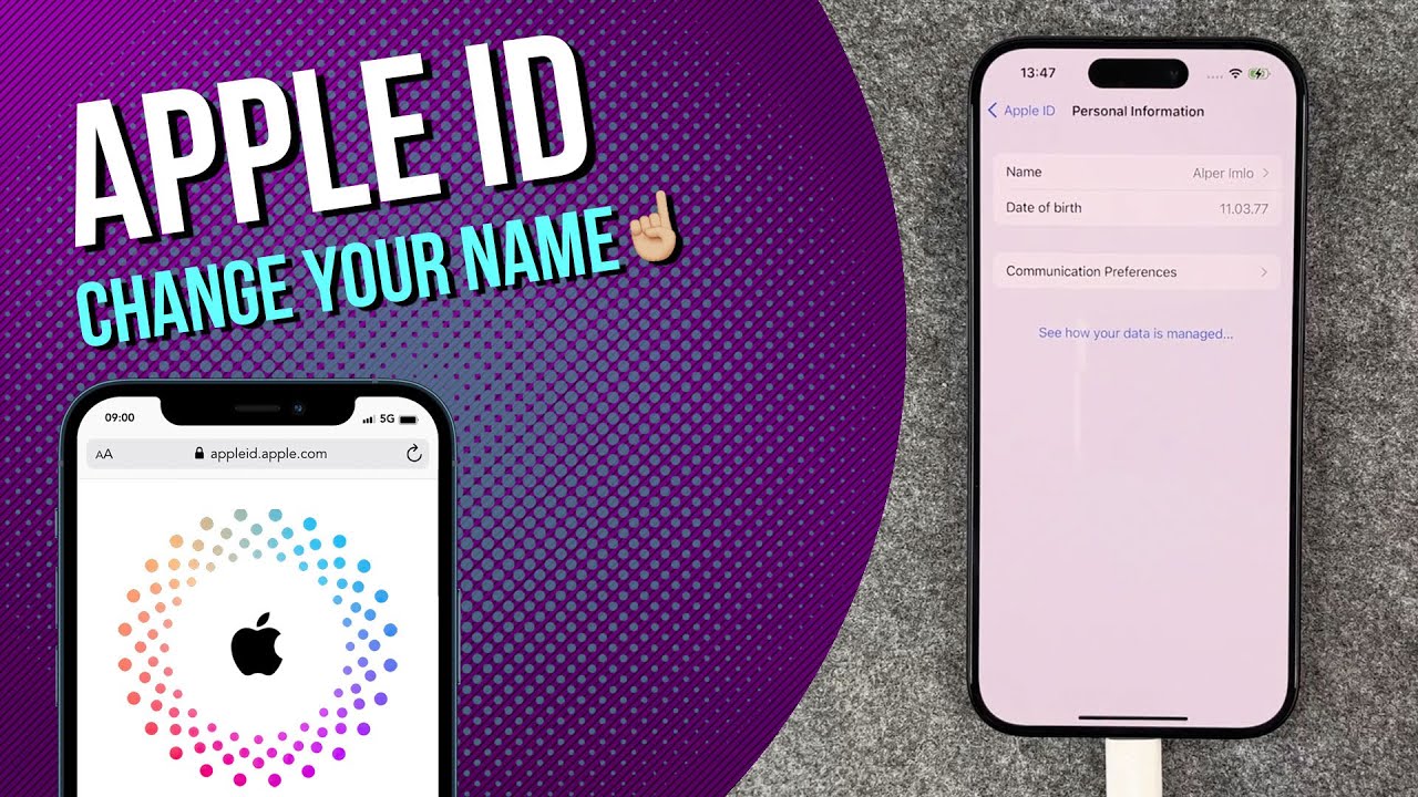 Apple ID How To Change The Name YouTube