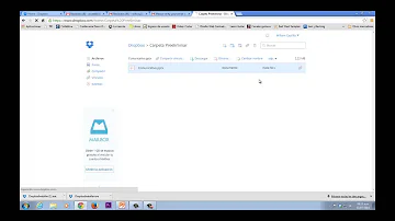 Como deixar o Dropbox na área de trabalho?