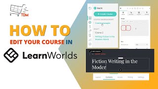 How to Edit Your Course in LearnWorlds