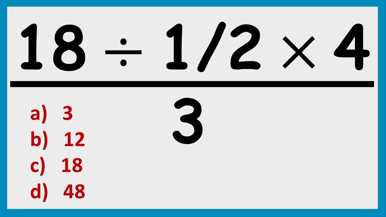 You Will Be Surprised At How Many People Fail This Question