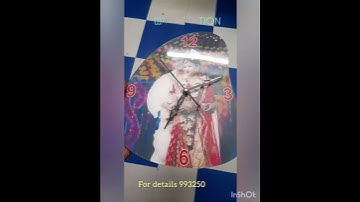 #customized acrylic wall clock. #acrylic #youtubeshort #shortvideo #viralvideo #printing #clock