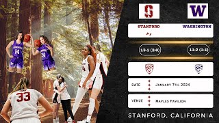 No. 8 Stanford vs Washington | Pac-12 | 1.7.24
