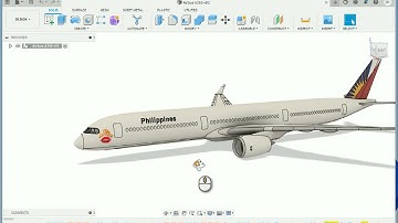 Fusion 360 Airbus A350-1000 XWB Philippine Airlines The Love Bus Livery