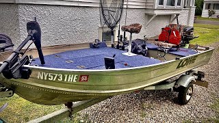 Aluminum 12ft Boat To Bass/Fishing Boat Conversion (Lowe Sea Nymph V Series 1256)